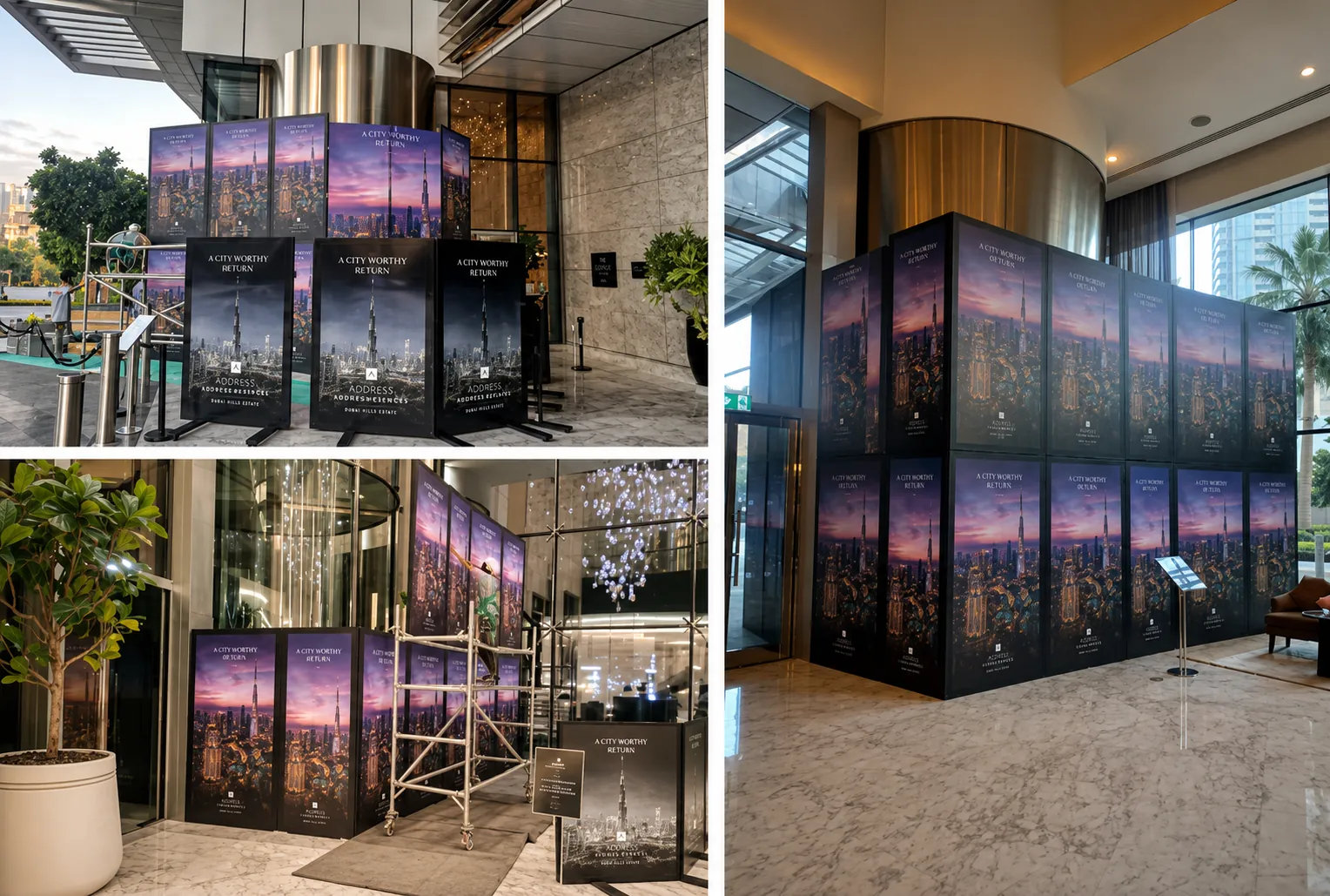 Address Hotel Hoarding Works - Image 1